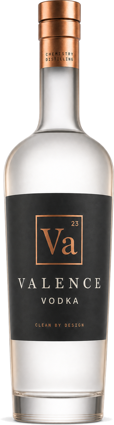 Valence Vodka bottle